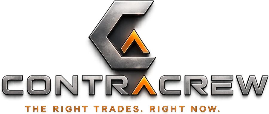 ContraCrew — the right trades, right now.